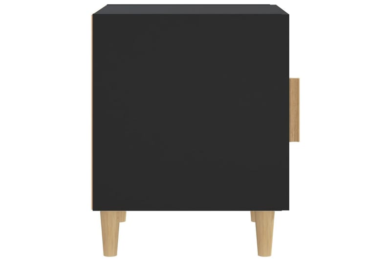 beBasic Nattbord svart konstruert tre - Svart - Sengebord & nattbord