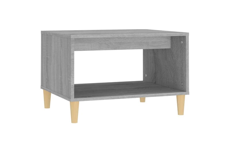beBasic Salongbord grå sonoma 60x40x50 cm konstruert tre - GrÃ¥ - Lampebord & sidebord - Brettbord og småbord