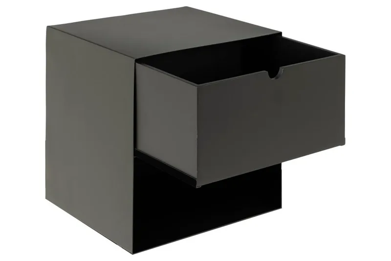 Belleuve Nattbord 25 cm - Svart - Møbler - Bord - Avlastningsbord & sidobord - Sengebord & nattbord