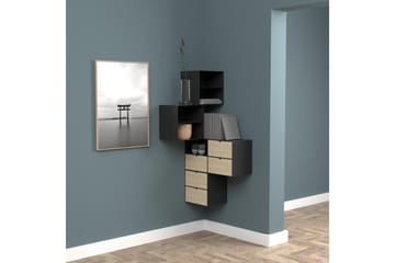 Belleuve Nattbord 25 cm - Svart - Møbler - Bord - Avlastningsbord & sidobord - Sengebord & nattbord