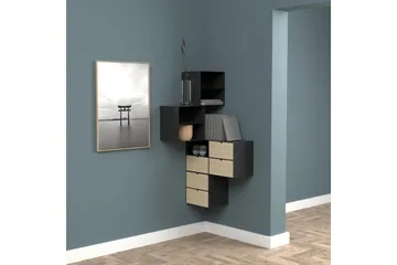 Belleuve Nattbord 25 cm - Svart - Møbler - Bord - Avlastningsbord & sidobord - Sengebord & nattbord