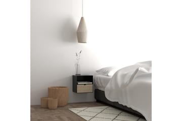 Belleuve Nattbord 25 cm - Svart - Møbler - Bord - Avlastningsbord & sidobord - Sengebord & nattbord