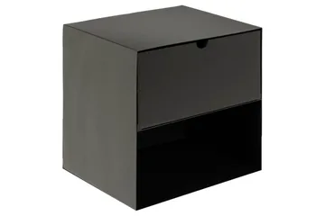 Belleuve Nattbord 25 cm - Svart - Møbler - Bord - Avlastningsbord & sidobord - Sengebord & nattbord