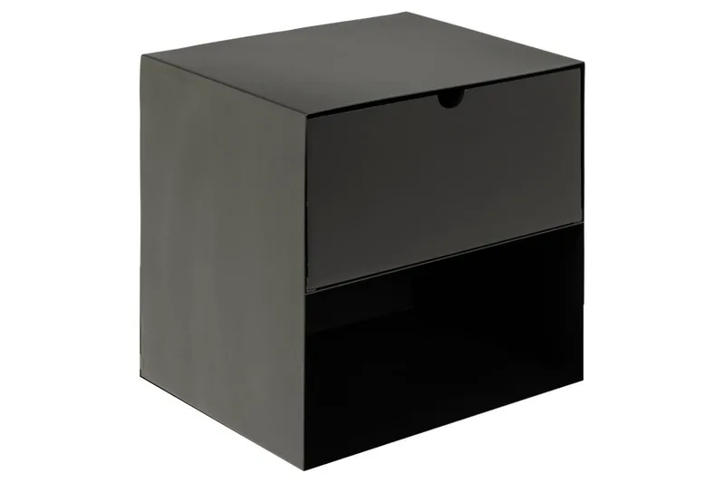 Belleuve Nattbord 25 cm - Svart - Møbler - Bord - Avlastningsbord & sidobord - Sengebord & nattbord