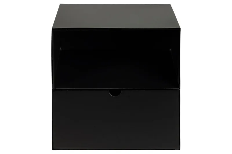 Belleuve Nattbord 25 cm - Svart - Møbler - Bord - Avlastningsbord & sidobord - Sengebord & nattbord