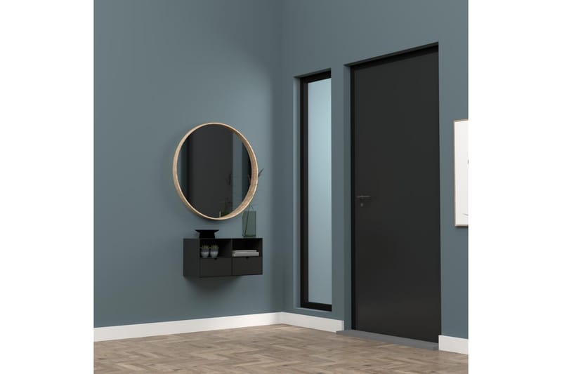Belleuve Nattbord 25 cm - Svart - Møbler - Bord - Avlastningsbord & sidobord - Sengebord & nattbord