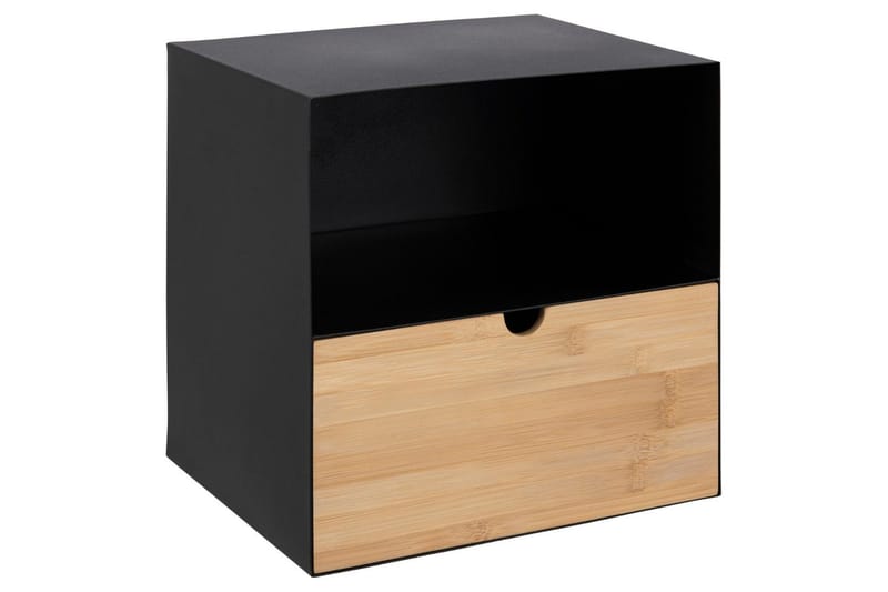Belleuve Nattbord 25 cm - Svart - Møbler - Bord - Avlastningsbord & sidobord - Sengebord & nattbord