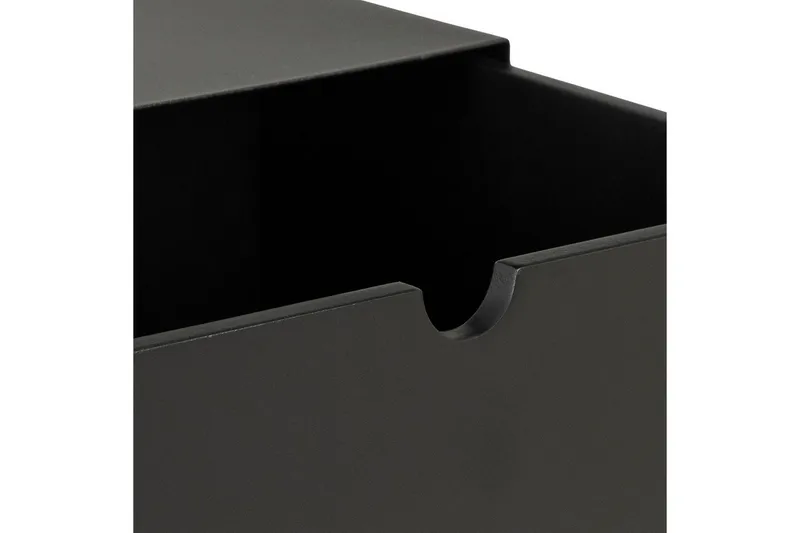 Belleuve Nattbord 25 cm - Svart - Møbler - Bord - Avlastningsbord & sidobord - Sengebord & nattbord