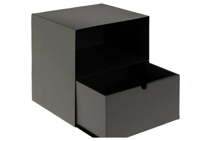 Belleuve Nattbord 25 cm - Svart - Møbler - Bord - Avlastningsbord & sidobord - Sengebord & nattbord