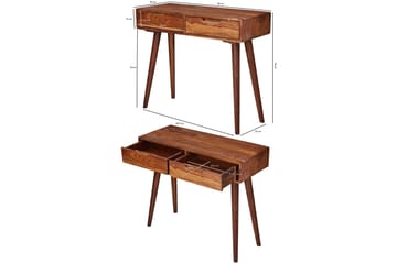 Bereznak Avlastningsbord 90 cm - Brun - Møbler - Bord - Avlastningsbord & sidobord - Konsollbord & gangbord