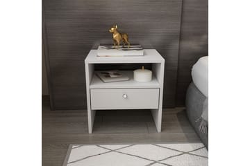 Berriaren Nattbord 45 cm - Hvit - Møbler - Bord - Avlastningsbord & sidobord - Sengebord & nattbord