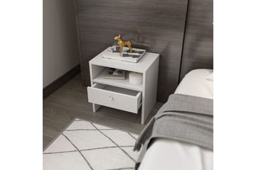 Berriaren Nattbord 45 cm - Hvit - Møbler - Bord - Avlastningsbord & sidobord - Sengebord & nattbord