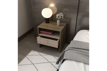 Berriaren Nattbord 45 cm - Valnøtt - Møbler - Bord - Avlastningsbord & sidobord - Sengebord & nattbord