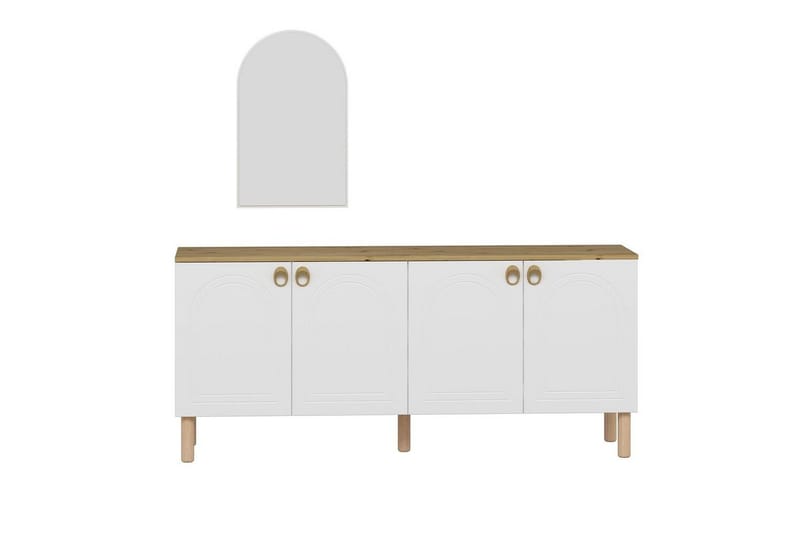 Bingdi Konsollbord 180 cm - Hvit - Møbler - Bord - Avlastningsbord & sidobord - Konsollbord & gangbord