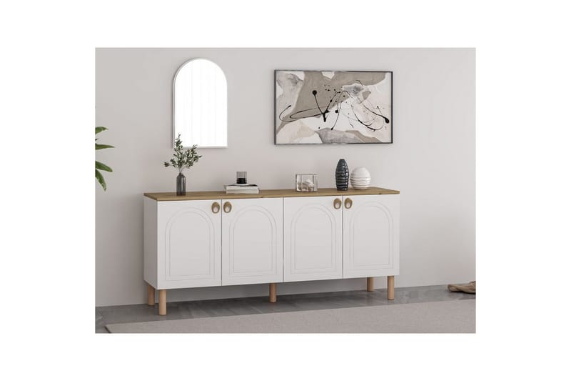 Bingdi Konsollbord 180 cm - Hvit - Møbler - Bord - Avlastningsbord & sidobord - Konsollbord & gangbord