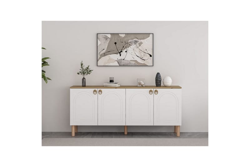 Bingdi Konsollbord 180 cm - Hvit - Møbler - Bord - Avlastningsbord & sidobord - Konsollbord & gangbord