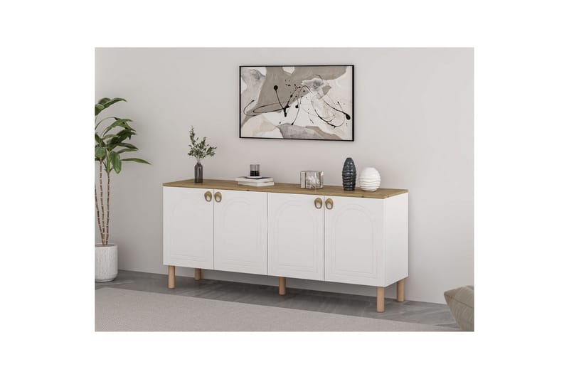 Bingdi Konsollbord 180 cm - Hvit - Møbler - Bord - Avlastningsbord & sidobord - Konsollbord & gangbord