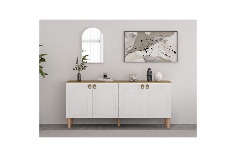Bingdi Konsollbord 180 cm - Hvit - Møbler - Bord - Avlastningsbord & sidobord - Konsollbord & gangbord