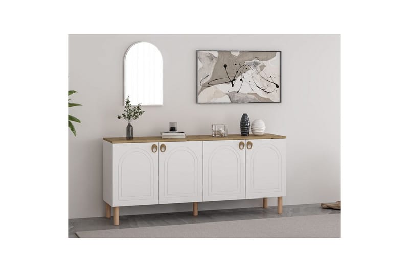 Bingdi Konsollbord 180 cm - Hvit - Møbler - Bord - Avlastningsbord & sidobord - Konsollbord & gangbord