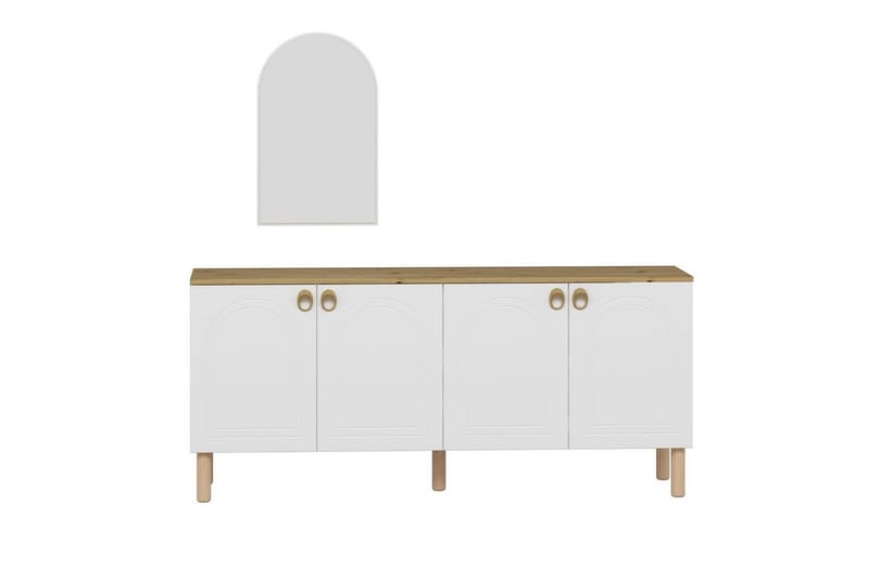 Bingdi Konsollbord 180 cm - Hvit - Møbler - Bord - Avlastningsbord & sidobord - Konsollbord & gangbord