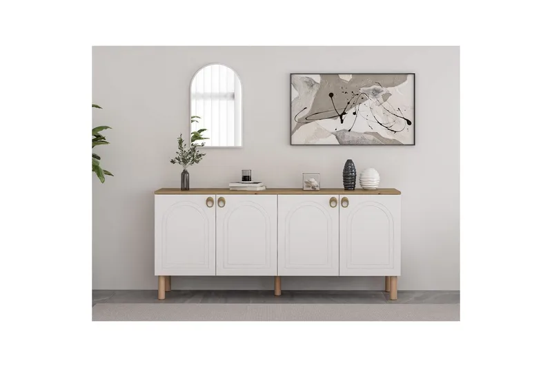 Bingdi Konsollbord 180 cm - Hvit - Møbler - Bord - Avlastningsbord & sidobord - Konsollbord & gangbord