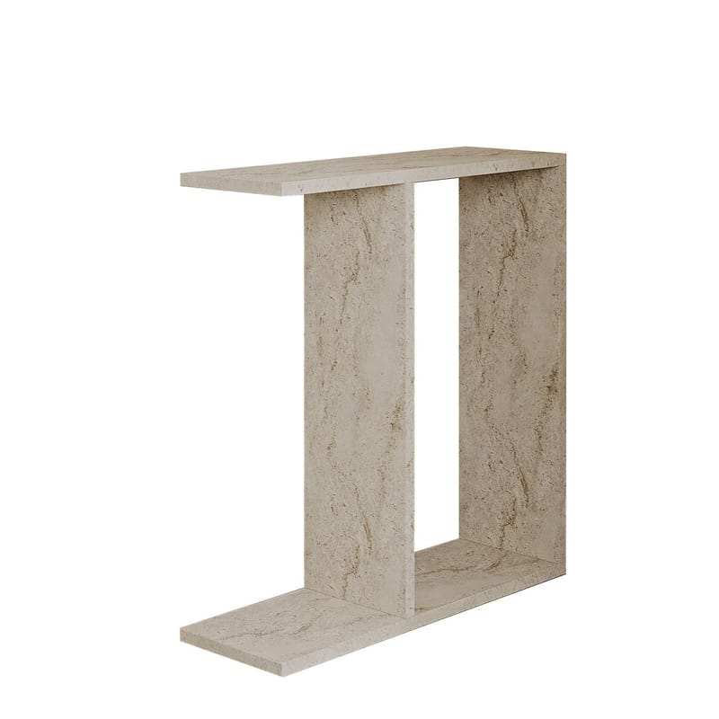 Bingdi Sidebord 60x60x60 cm, Travertin