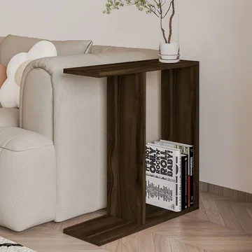 Bingdi Sidebord 60x60x60 cm - Valnøtt - Møbler - Bord - Avlastningsbord & sidobord - Brettbord og småbord