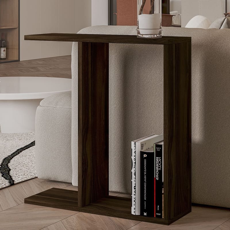 Bingdi Sidebord 60x60x60 cm - Valnøtt - Møbler - Bord - Avlastningsbord & sidobord - Brettbord og småbord