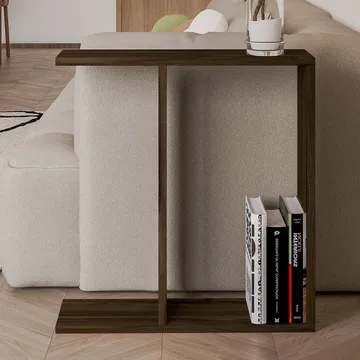 Bingdi Sidebord 60x60x60 cm - Valnøtt - Møbler - Bord - Avlastningsbord & sidobord - Brettbord og småbord
