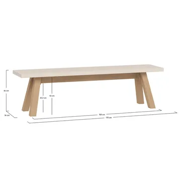 Blombord VOX 170x36 cm - Møbler - Bord - Avlastningsbord & sidobord - Blomsterbord