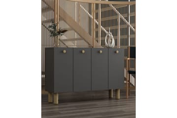 Bohem Konsollbord 120 cm - Antrasitt/Brun - Møbler - Bord - Avlastningsbord & sidobord - Konsollbord & gangbord