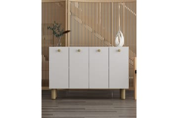 Bohem Konsollbord 120 cm - Hvit/Brun - Møbler - Bord - Avlastningsbord & sidobord - Konsollbord & gangbord