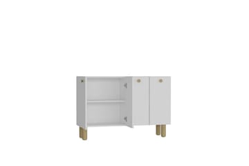 Bohem Konsollbord 120 cm - Hvit/Brun - Møbler - Bord - Avlastningsbord & sidobord - Konsollbord & gangbord