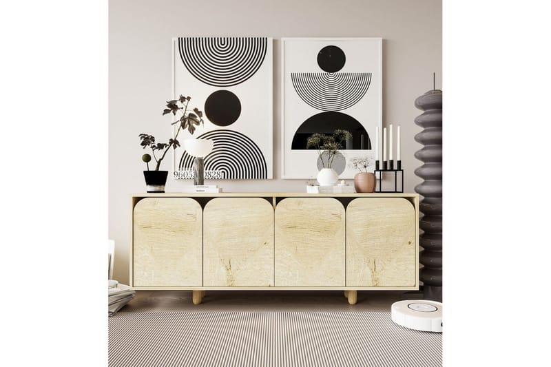 Bohem Konsollbord 180x180 cm - Brun - Møbler - Bord - Avlastningsbord & sidobord - Konsollbord & gangbord