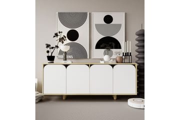 Bohem Konsollbord 180x180 cm - Brun/Hvit - Møbler - Bord - Avlastningsbord & sidobord - Konsollbord & gangbord