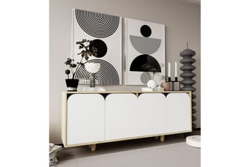 Bohem Konsollbord 180x180 cm - Brun/Hvit - Møbler - Bord - Avlastningsbord & sidobord - Konsollbord & gangbord