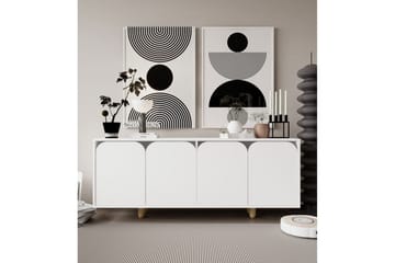 Bohem Konsollbord 180x180 cm - Hvit - Møbler - Bord - Avlastningsbord & sidobord - Konsollbord & gangbord