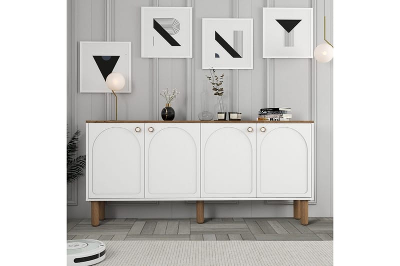 Bohemsk konsollbord 180 cm - Hvit - Møbler - Bord - Avlastningsbord & sidobord - Konsollbord & gangbord