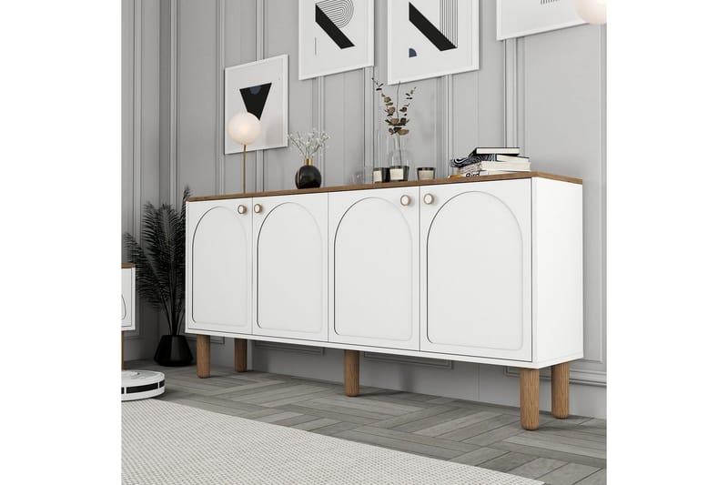 Bohemsk konsollbord 180 cm - Hvit - Møbler - Bord - Avlastningsbord & sidobord - Konsollbord & gangbord