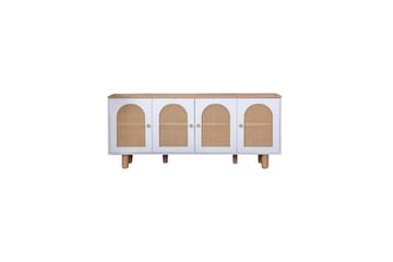 Bohemsk konsollbord 80 cm - Mellomfarget tre/Hvit - Møbler - Bord - Avlastningsbord & sidobord - Konsollbord & gangbord