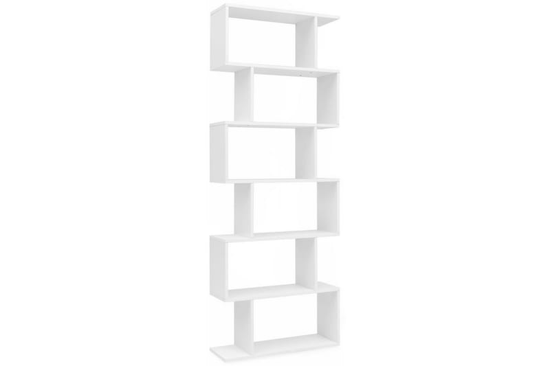 Bokhylle Wohnling Elegant med 6 forskjøvede oppbevaringshyller - Møbler - Bord - Avlastningsbord & sidobord - Konsollbord & gangbord