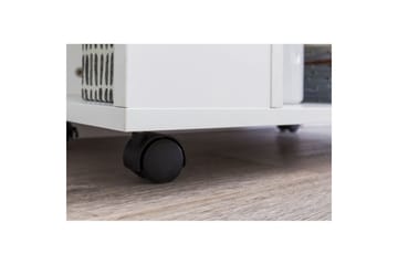 Bokhylle Wohnling mobil, moderne og enkel med forskjellige oppbevaringsrom Hvit - Hvit - Møbler - Bord - Avlastningsbord & sidobord - Konsollbord & gangbord