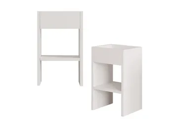 Brendale Sidebord 30 cm - Hvit - Møbler - Bord - Avlastningsbord & sidobord - Lampebord & sidebord