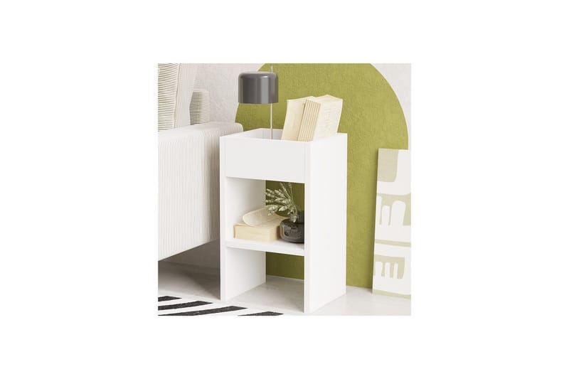 Brendale Sidebord 30 cm - Hvit - Møbler - Bord - Avlastningsbord & sidobord - Lampebord & sidebord