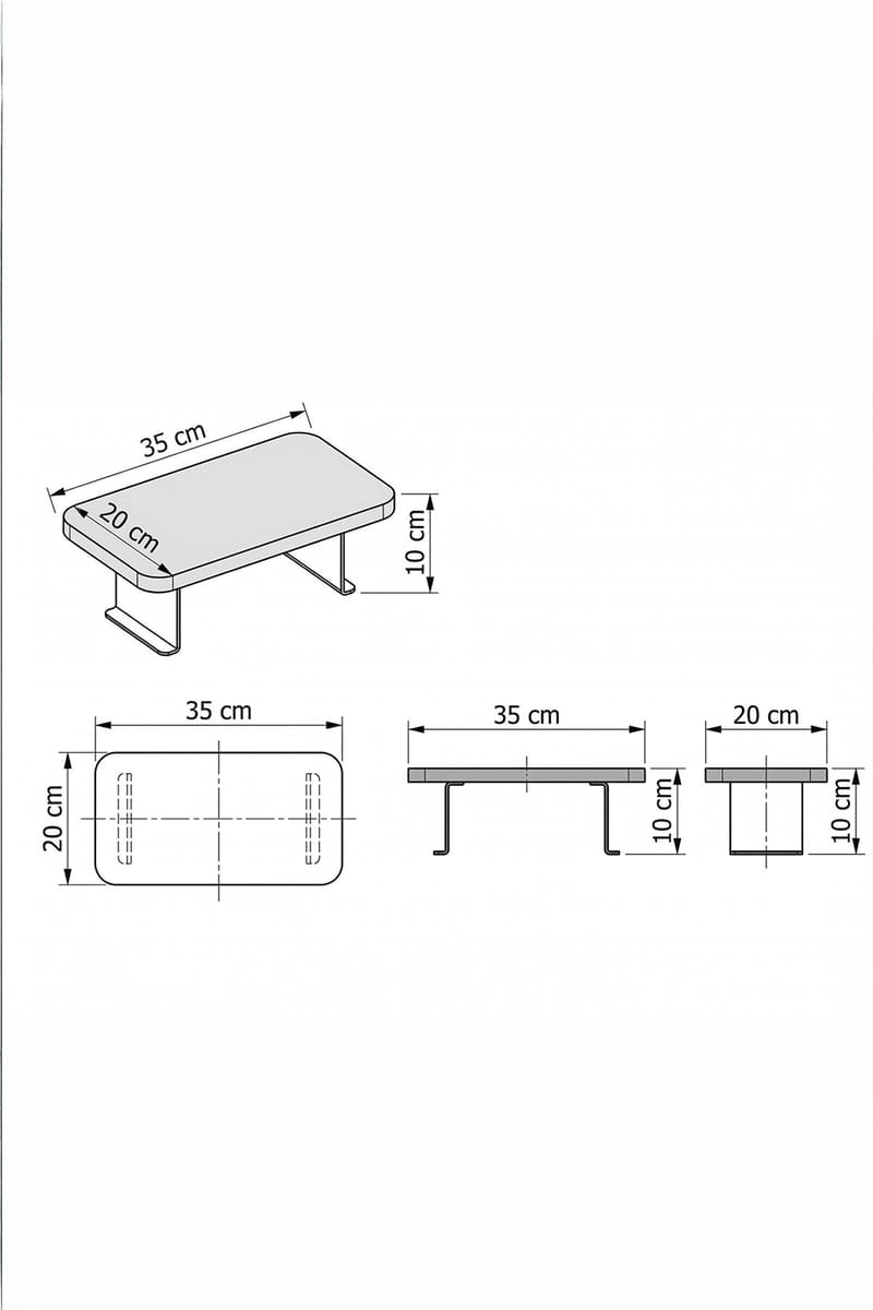 Armrest Table Homitis - Møbler - Bord - Avlastningsbord & sidobord - Brettbord og småbord