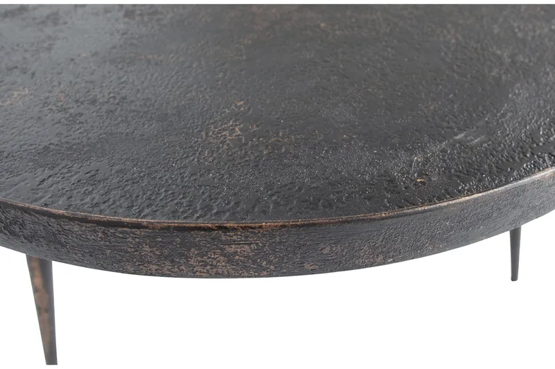 Arnould Avlastningsbord 76 cm Rund - Gull - Møbler - Bord - Avlastningsbord & sidobord - Brettbord og småbord