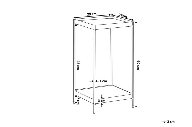 Avlastningsbord Brysyn - Kobber - Lampebord & sidebord - Brettbord og småbord