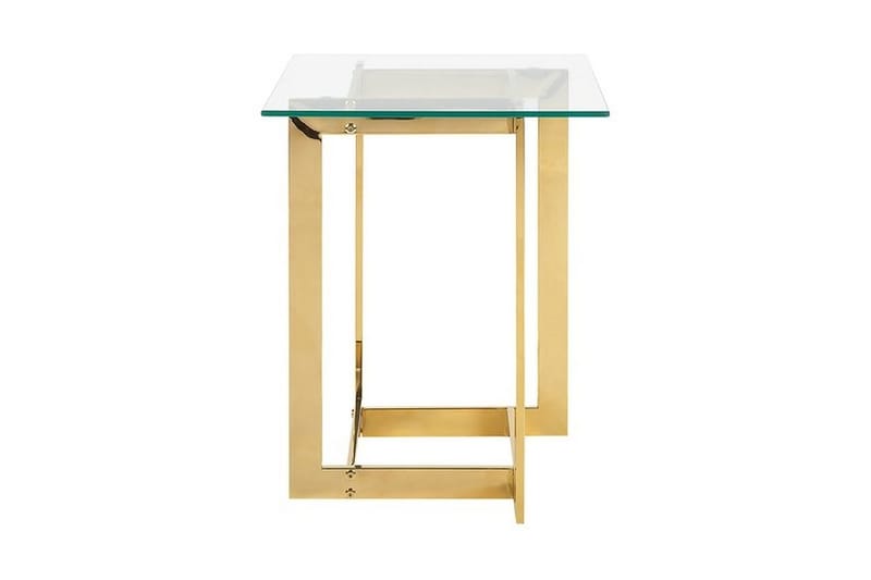 Avlastningsbord Crystal 40 cm - Gull - Lampebord & sidebord - Brettbord og småbord