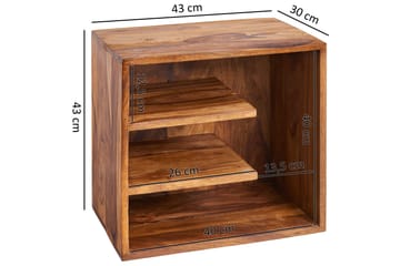 Avlastningsbord Joah 43 cm - Brun - Møbler - Bord - Avlastningsbord & sidobord - Brettbord og småbord