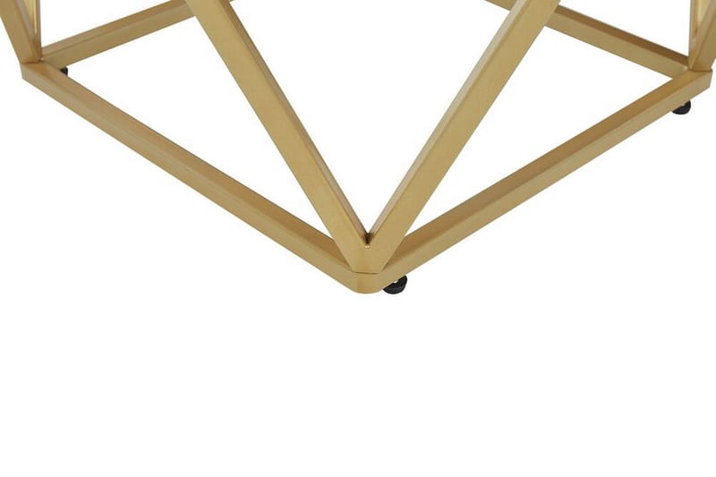 Avlastningsbord Losleones 50 cm - Svart / Gull - Lampebord & sidebord - Brettbord og småbord